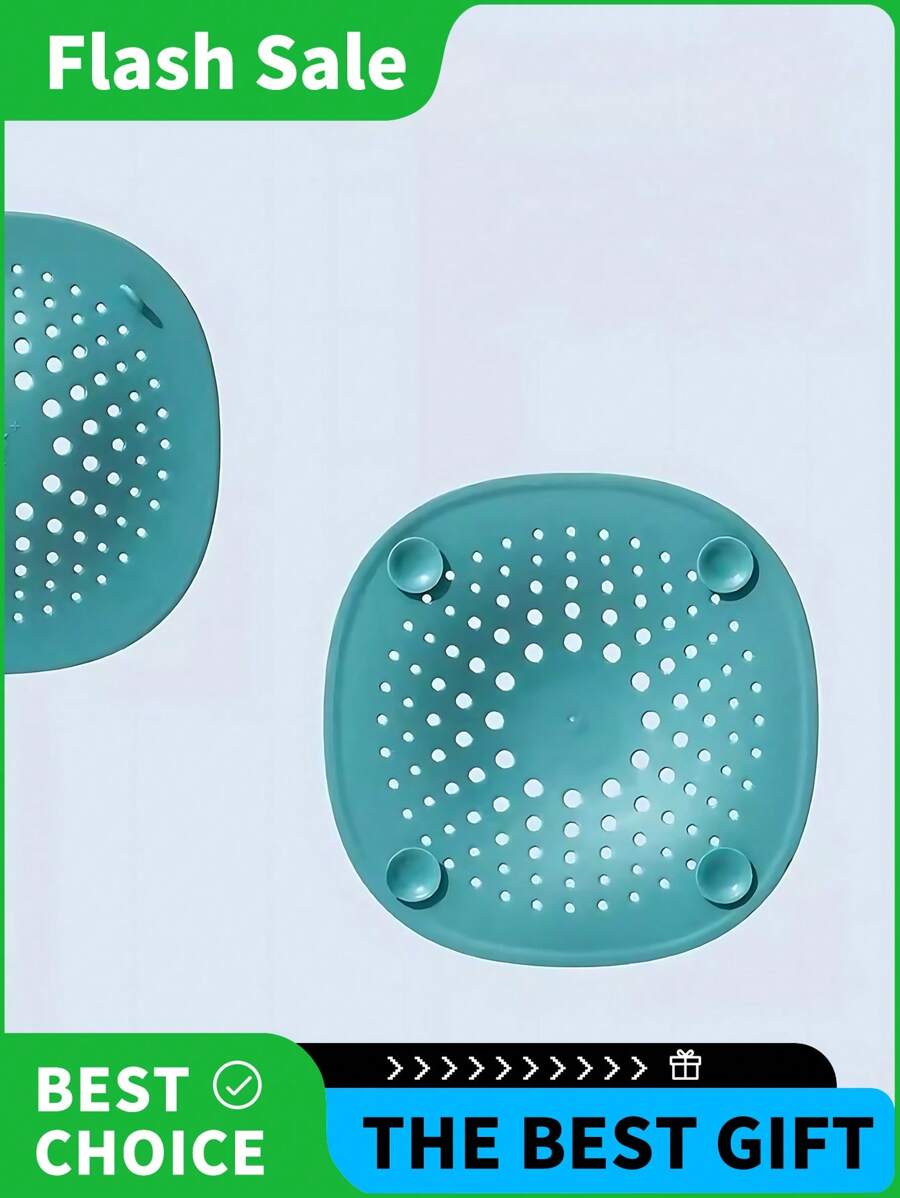 4 pièces de filtres de drain de sol, en matériau de silicone, désodorisant, collecteur anti-bouchage de cheveux, convient pour la salle de bain et la cuisine, comprimés de nettoyage de tuyaux de baignoire