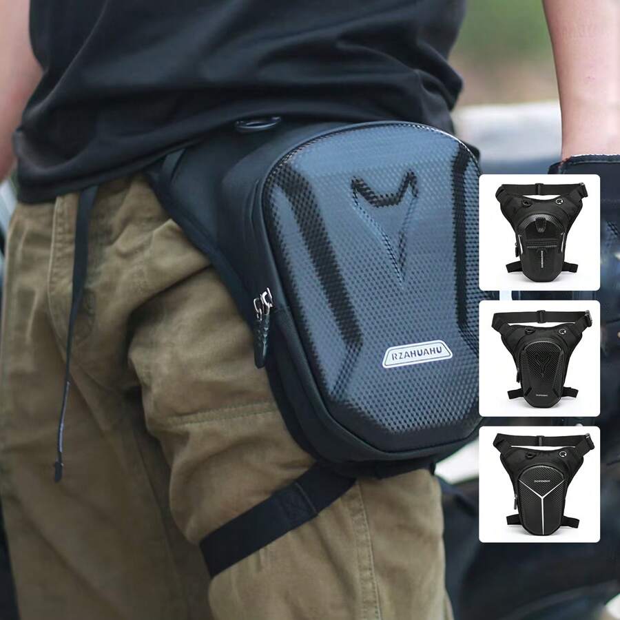 1 pièce Sac de taille pour la moto et la randonnée, sac de cuisse , sac banane pour le sport et les voyages en extérieur, sac à bandoulière tactique, sac de taille