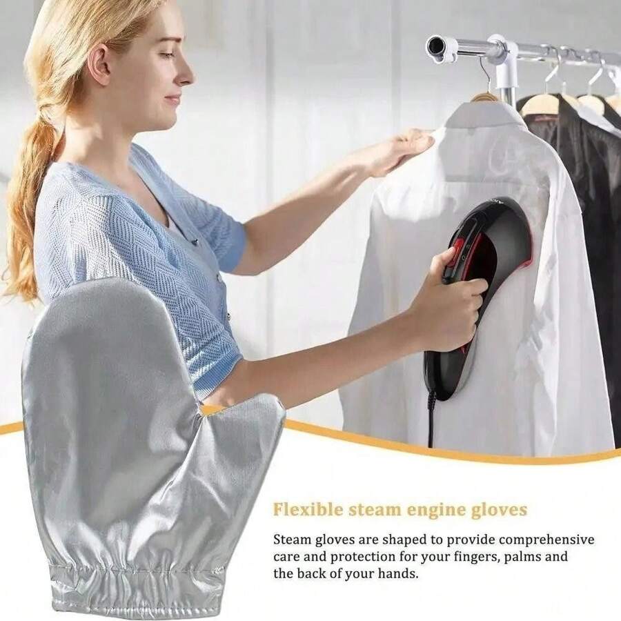 1 pieza Guantes resistentes al calor y al vapor impermeables para usar con vaporizador de ropa, accesorios para vaporizador de ropa