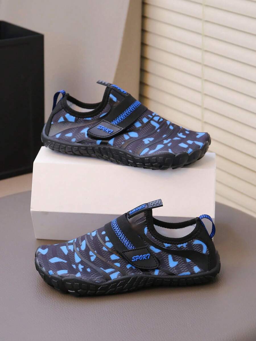 1 Pair Children Quick-Dry Water Shoes, Suitable For Beach, Swimming, Skipping Rope