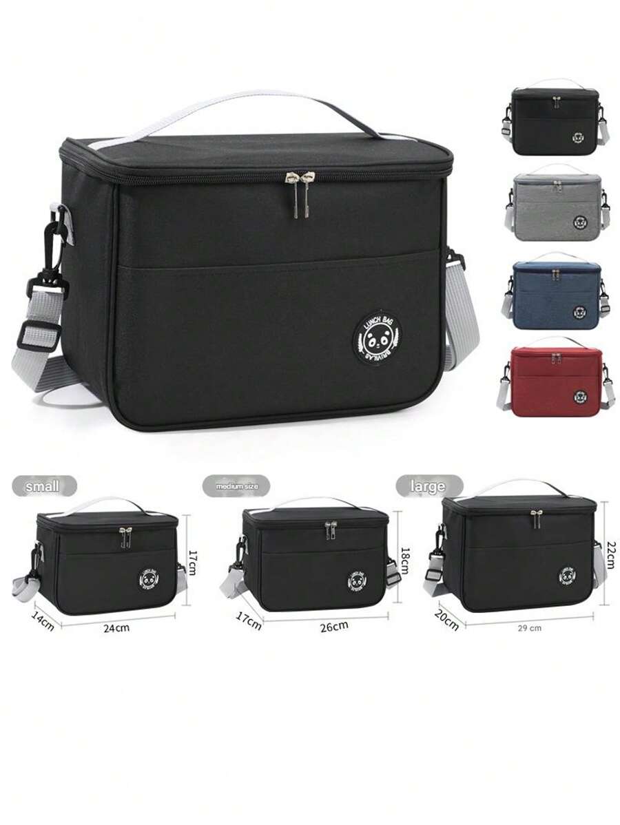 1pc New Insulated Bag Picnic Lunch Bag Handbag Backpack To Bring Food To Work Lunch Bag Fresh-Keeping Bag Lunch Box Bag Ice Cube Folding Ice Pack Thickened Insulated Bag Picnic Lunch Handbag To Bring Food To Work Lunch Out Fresh-Keeping Bag Convenient To Travel Portable Men And Women Daily Necessities