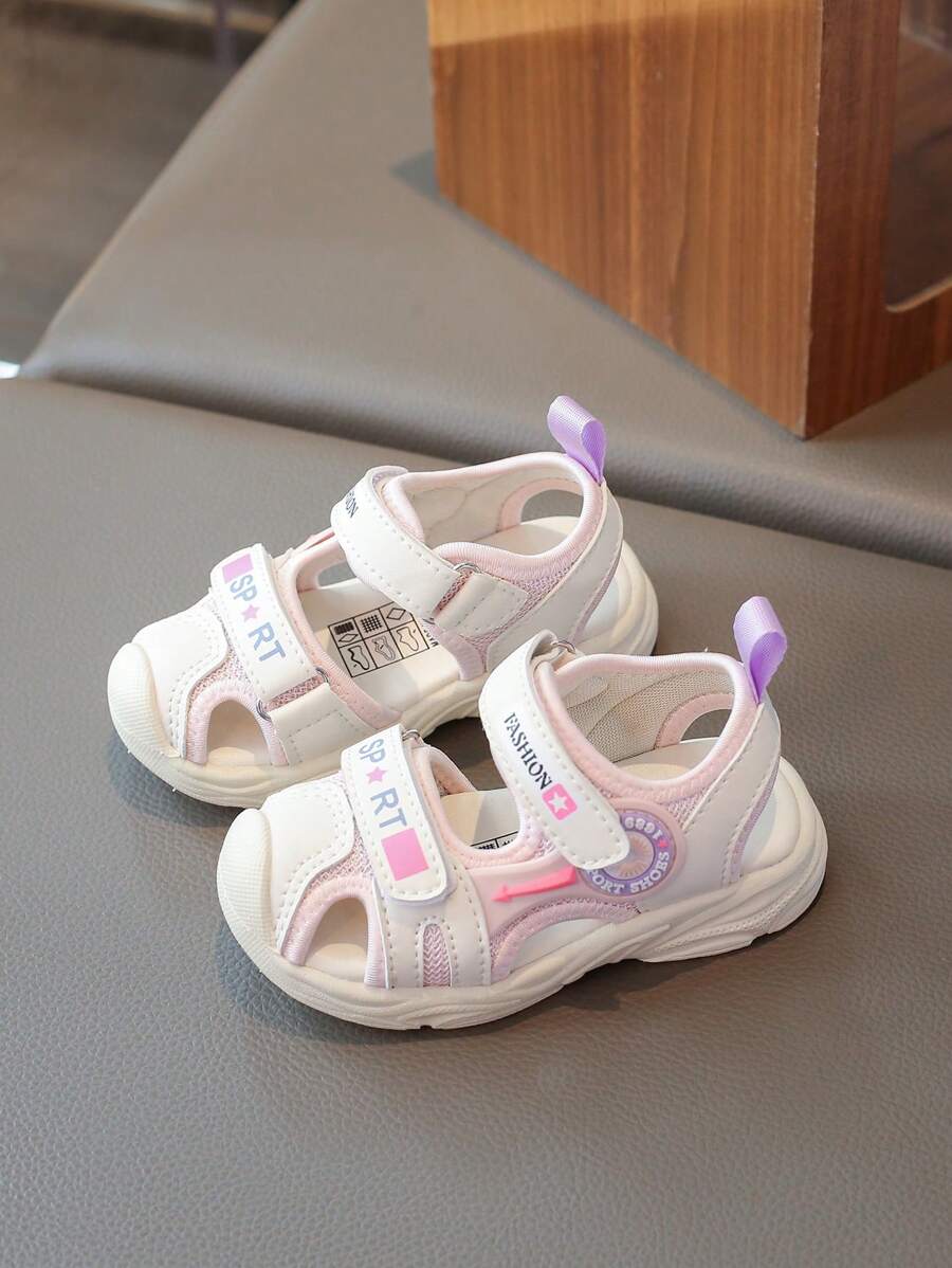 Toddler Baby Anti-Kick Sandals, Summer New Kids Girl Walking Shoes, Korean Style Boys Beach Shoes, Soft Bottom Functional Shoes