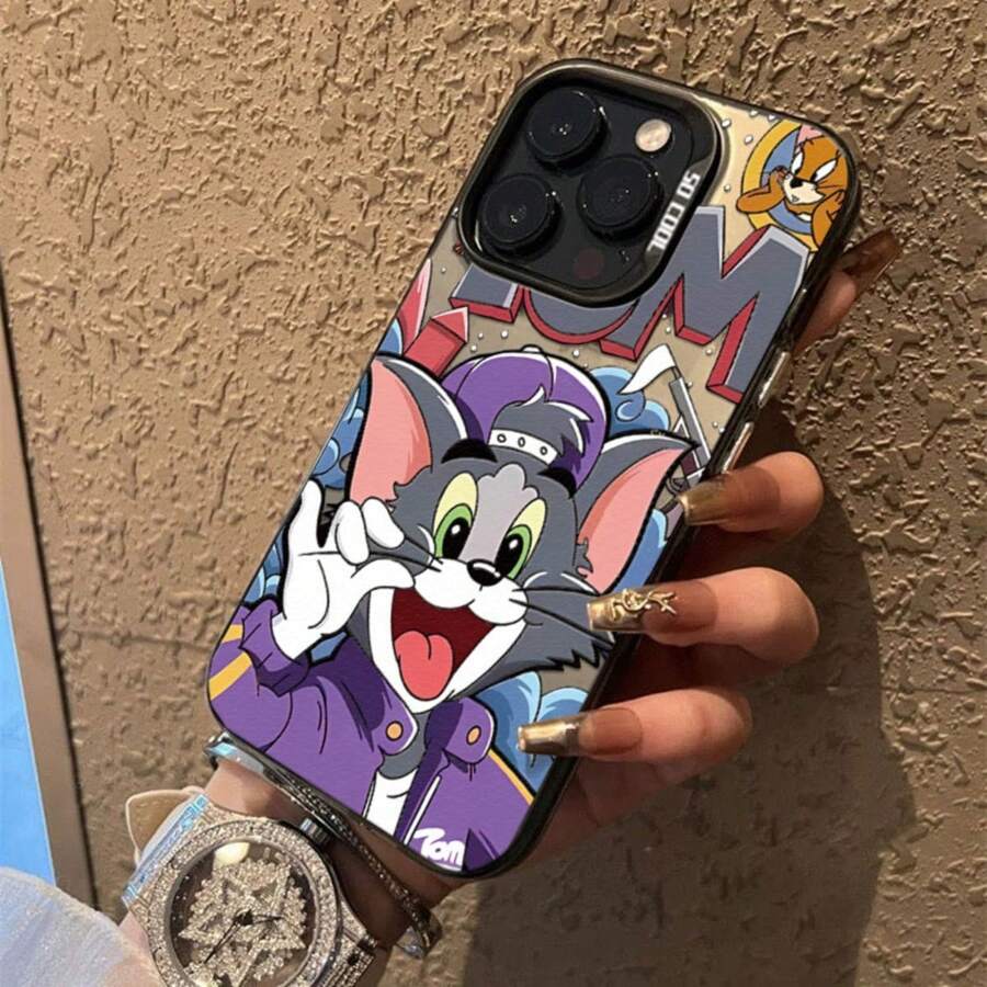 Capinha Capa Resistente A Choques De Tomcat feliz i Phone xs max xr 7 8 11 12 13 14 15 16 pro max galaxy A12 13 14 30 32 34 50 50 51 52 E S S21 22 23 24 FE Plus Ultra Redmi 12c poco x3 5 6 13c 9 a2 note 9 10 12 13 pro case