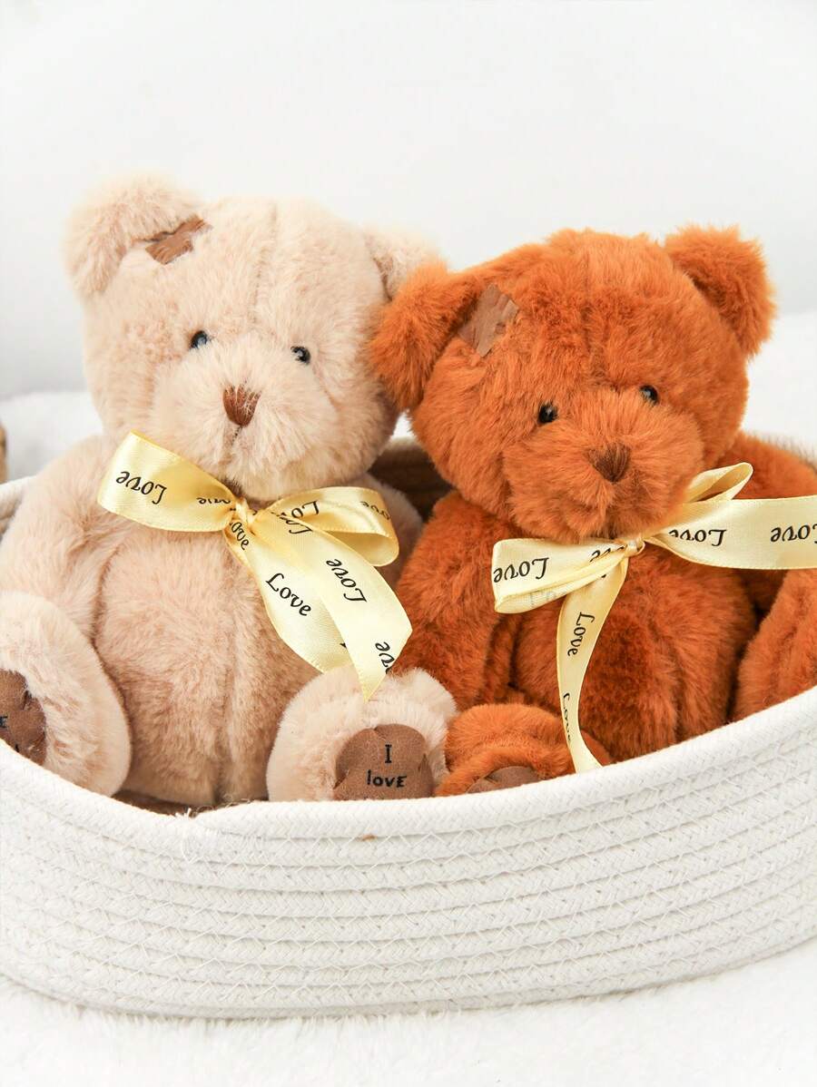 Juguete de peluche de oso de 17 CM de altura, regalo de decoración de oso de dibujos animados. Juguetes de peluche lindos, regalos para Pascua, Navidad, Día de San Valentín, Acción de Gracias, Día de la Madre, Día del Padre.