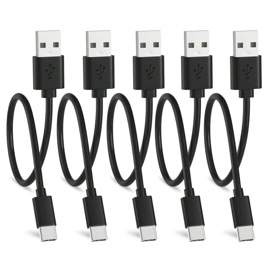 USB-A auf Typ-C Android Smartphone Ladekabel, Kamera Stromkabel, USB Power Delivery Modus, kompatibel mit Samsung Galaxy S10 S9 S8 S20 S23 S22 S21 Plus A51, Note 10 9, Moto Z Z3, Typ-C Handy, geeignet für kleine Ventilatoren für Zuhause, kabellose Bluetooth-Kopfhörer und andere C-Port elektronische Geräte, kompatibel mit iPhone 16, 16 Pro Max, 15, 15 Plus, 15 Pro, 15 Pro Max, kompatibel mit Xiaomi, kompatibel mit OnePlus Typ C