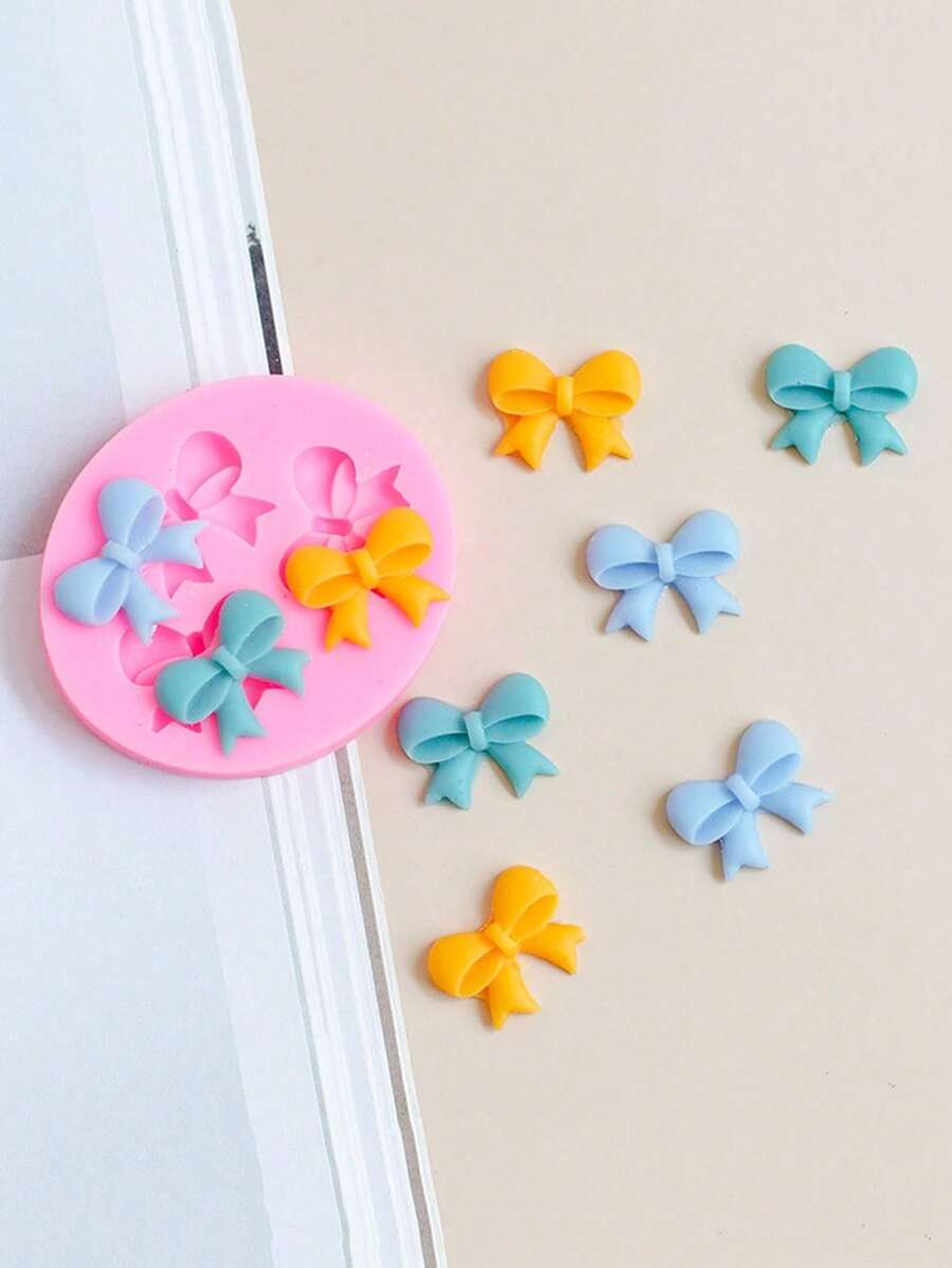 1pc Strawberry Fruit Shaped Silicone Mold, Cake Decorating Mold, Small Bow Silicone Fondant Mold, Chocolate Silicone Mold