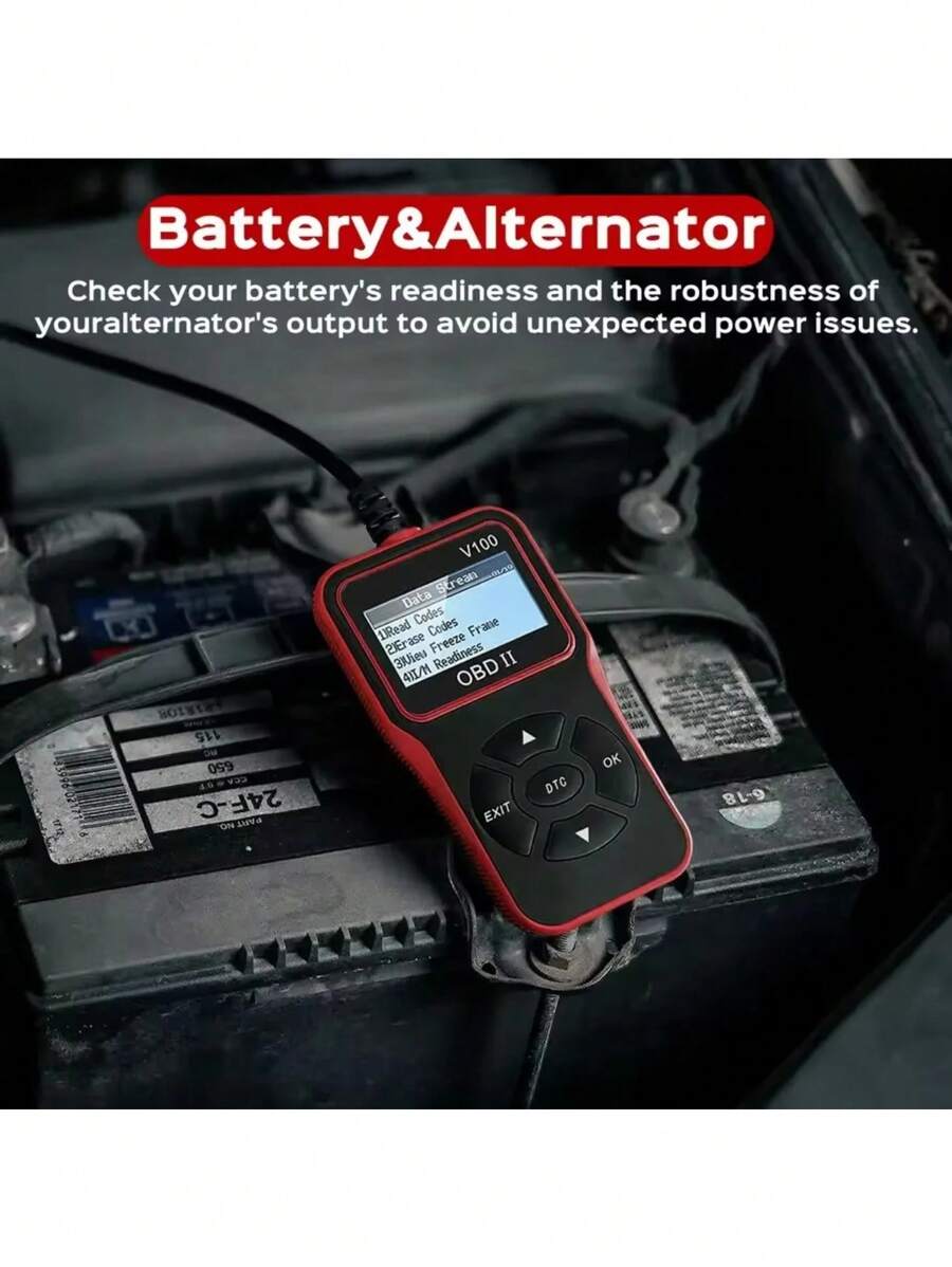 OBD 2 Scanner OBD2 Code Reader V100 Universal Car Diagnostic Tools Auto Accessories Digital Display