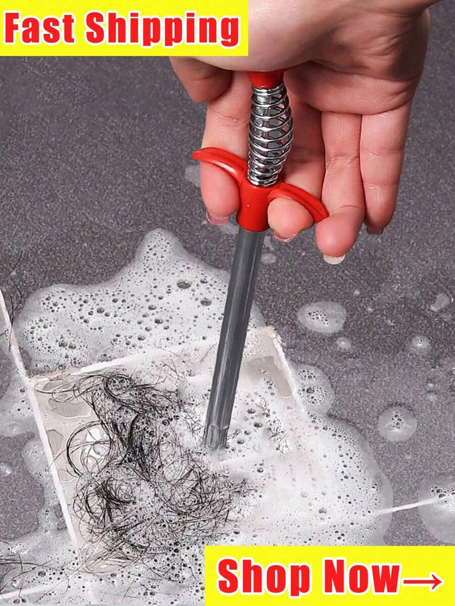Four Claw Retriever Pipe Unclogger Bendable Hand Pinch Sewer Retriever Unclogger Trash Clamp, Pipe Four Claw Hook Unclogger Bathroom Sewer Toilet Tool Manual Toilet Hair Grabbing Clearing Clogs Household. Home Bathroom Decor Fall Decor Back To School