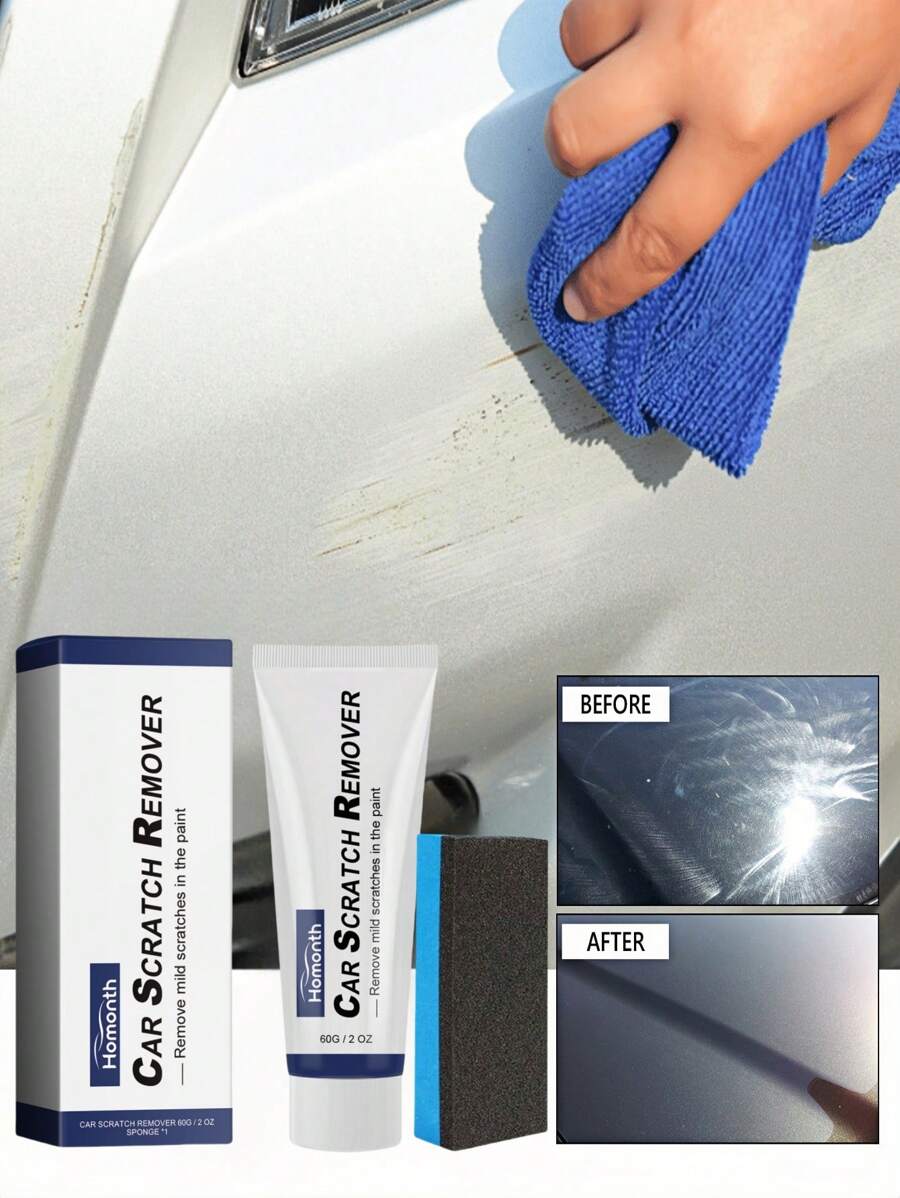 Car Scratch Repair Paste, Car Body Paint Scratch Repair Restoration Coating Polishing Repair Paste, Random Old/New Version Sent