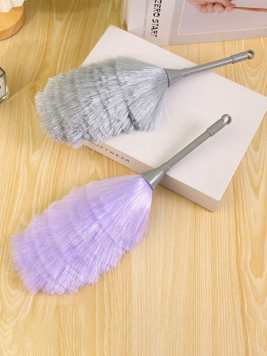 1/2pcs Chicken Feather Zen Dust Removal, Home Cleaning, Dust Sweeping Blanket, Artifact For Car Cleaning, Chicken Feather Duster