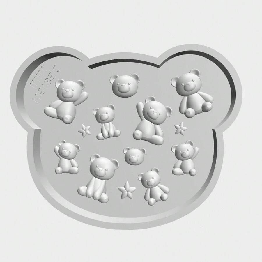 Moldes de resina para accesorios de oso de peluche, moldes de silicona, moldes líquidos de resina, moldes de silicona para llaveros de resina, moldes de resina
