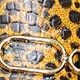Imprimé léopard jaune et noir