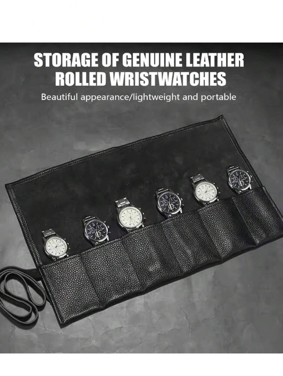 95AB Carrying Case For Mechanical Watches, Travel Watch Protector With Soft Protective Lining, Sturdy Stand Summer For Women Storage Organizer Gift Wedding Back To School