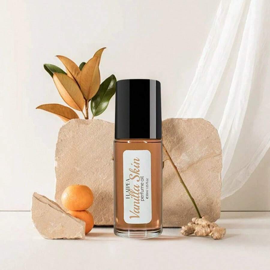 1 Piece, 2 Kinds Of Fragrance: Vanilla Coconut, Chocolate Musk, Skin Oil Perfume 30ml, Suitable For Unisex Durable Portable Perfume