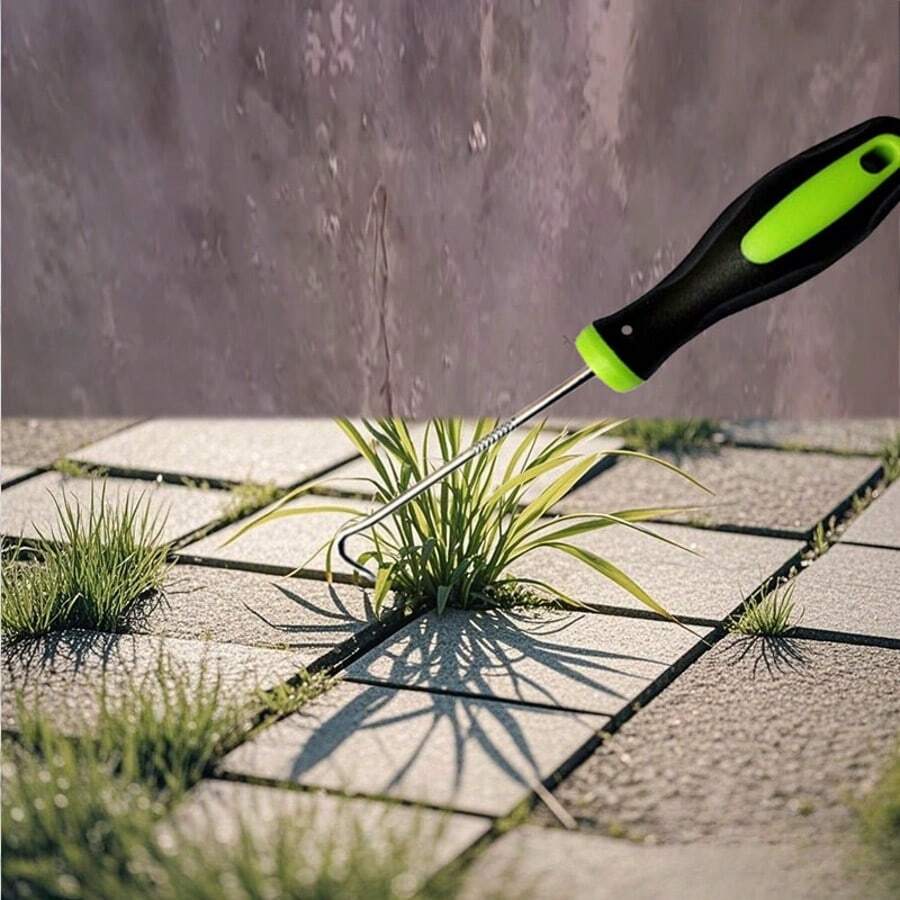 Durable & Sturdy Removal Hook, Easily Handles Weeding, Edging, And Moss Removal In The Yard, Metal Material