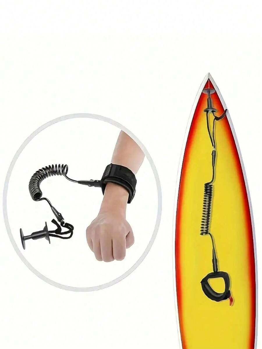 1 Stück Surfbrett Leine, Stand-Up-Paddelbrett Leine, Surfzubehör geeignet für Outdoor-Sport zum Schutz beim Surfen, Strandutensilien, Strandaccessoires, Schwimmreifen