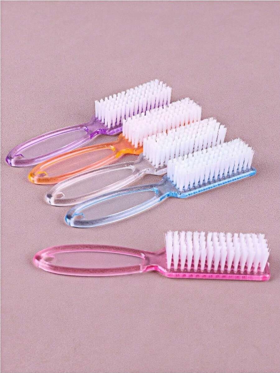 1pc Nail Art Cleaning Brushes, Long Handle & Multi-Functional Brush