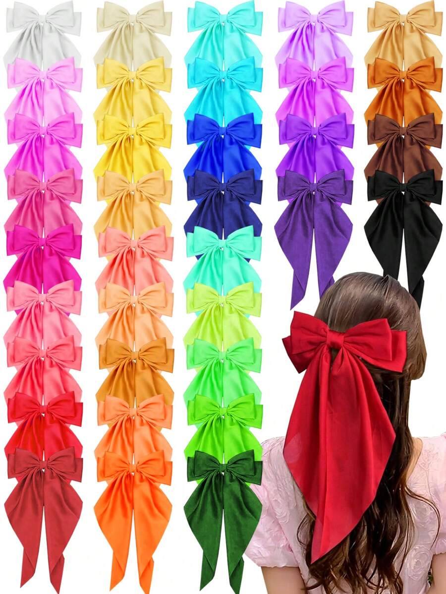 10 pièces accessoires pour cheveux français de couleur aléatoire avec grands nœuds vintage. Lot de valeur d'épingles à cheveux en métal élégantes. Convient pour les fêtes d'anniversaire, les bals masqués et l'utilisation quotidienne. Pinces à cheveux, pinces à cheveux, barrettes à cheveux
