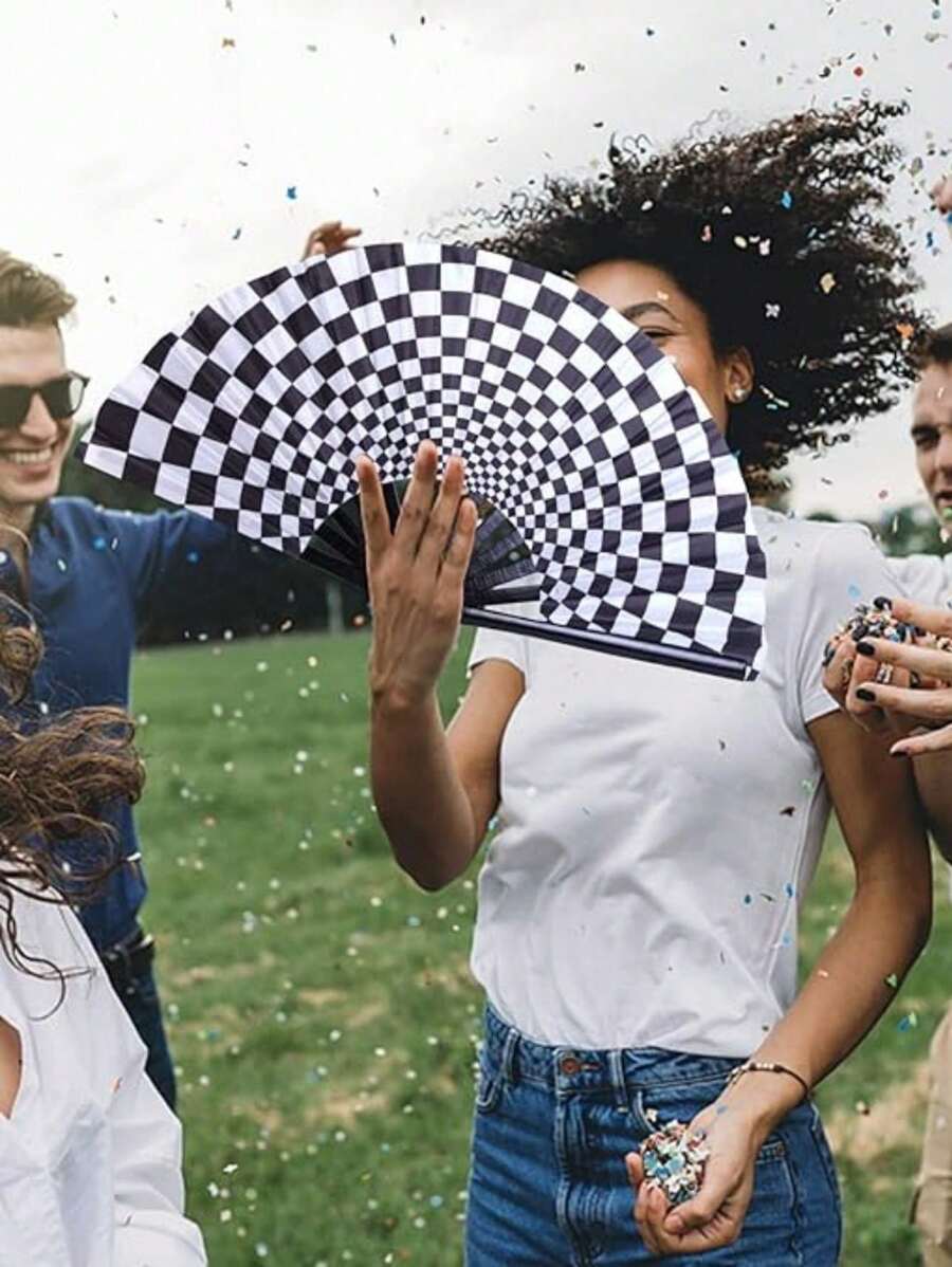 1 Stück großer Bambus-Faltfächer mit Dollarbillmuster, batteriefrei, geeignet für EDM, Musikfestivals, Clubs, Veranstaltungen, Partys, Tanzaufführungen, Dekorationen, Geschenke zum Muttertag, Vatertag, Abschluss, elegantes Party-Bambusfächer mit geometrischem Dollarbilldesign für alle Jahreszeiten