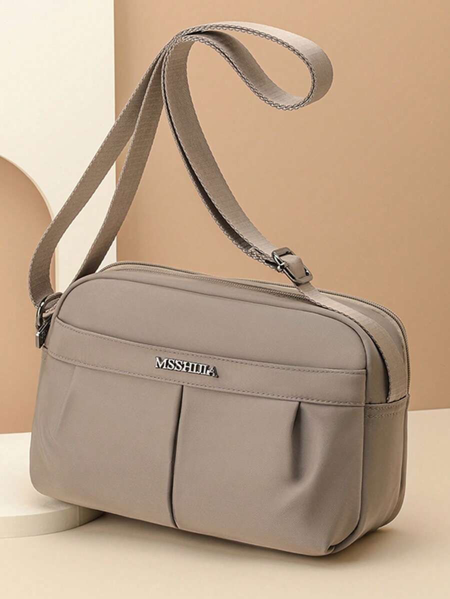 Multi Layer Multifunctional Women's Shoulder Bag With Large Capacity For Travel Crossbody Bag, Multi Pocket Shoulder Bag Suitable For Travel, Shopping, And Work