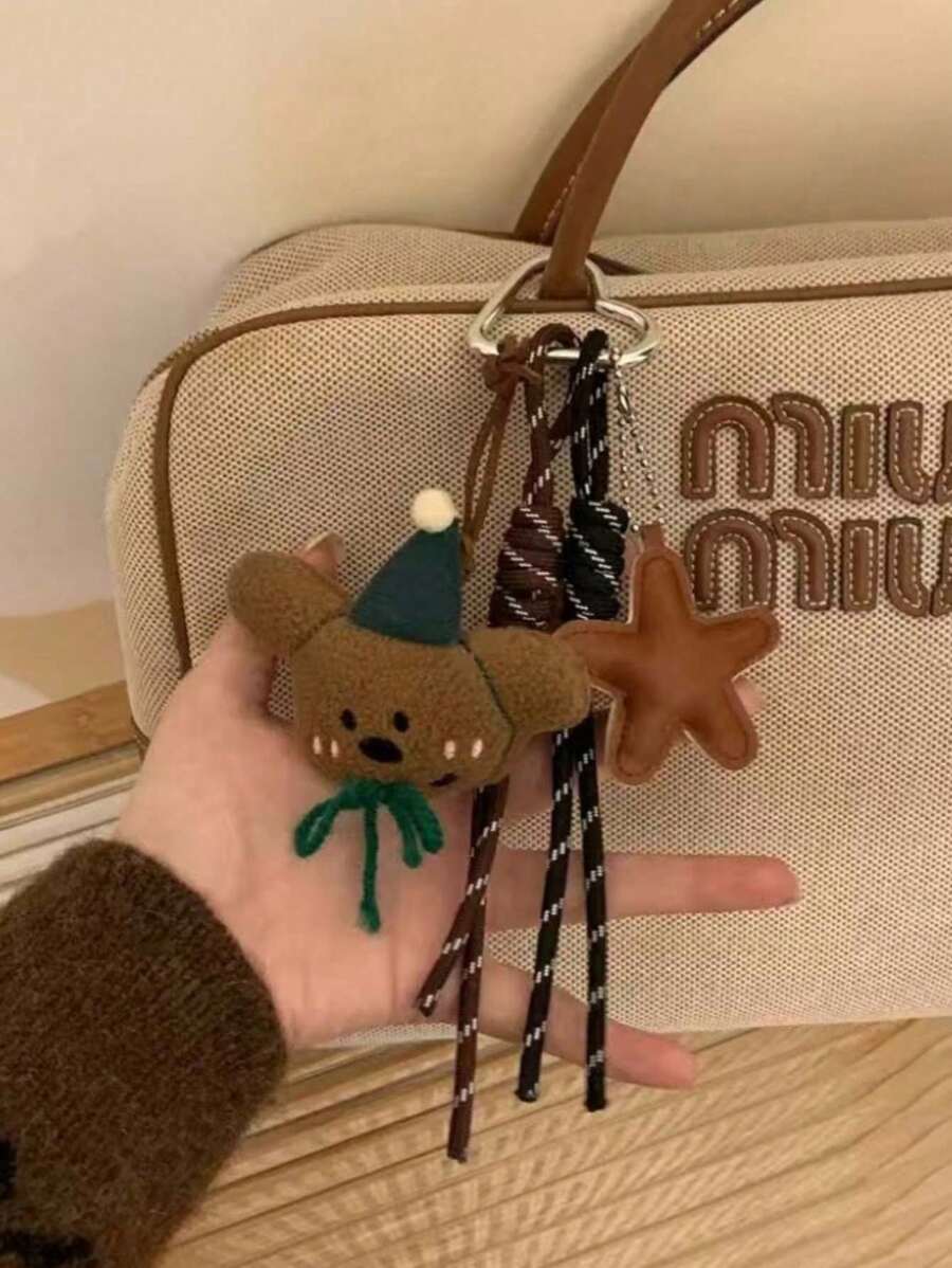 Pingentes para bolsas femininas, pingentes de ursinho fofos, pingentes para bolsas escolares, chaveiros para carro, presentes de ano novo, presentes de Natal para ela, cabides para bolsas, presentes de Páscoa, presentes de volta às aulas, gótico
