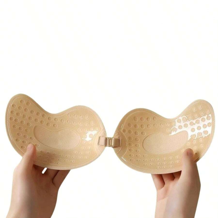 Niewidoczny biustonosz Push Up Sticky Bra Women Backless Strapless Bra Seamless Samoprzylepny silikonowy pokrowiec na sutki Naklejki na piersi Suknia ślubna Bielizna