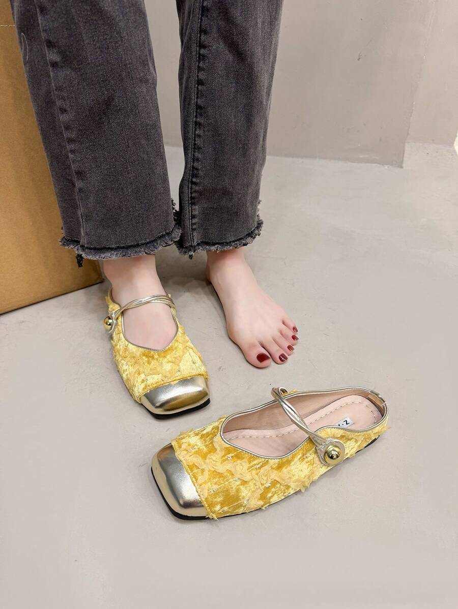1 pereche de damă, cu imprimeu floral de Crăciun, la modă, sexy, cu zâne, din stațiune, cu cârlig și buclă, dantelă, mozaic, ocazional, pentru interior/exterior, pantofi plat cu talpă moale, primăvară/toamnă