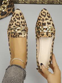 Apricot Leopard Print