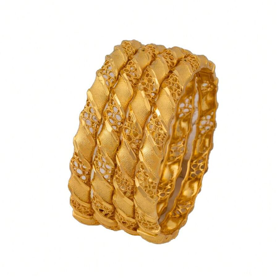 Pulseira elegante com punho aberto para mulheres - Cobre luxuoso, ajuste ajustável, perfeita para uso diário e ocasiões especiais