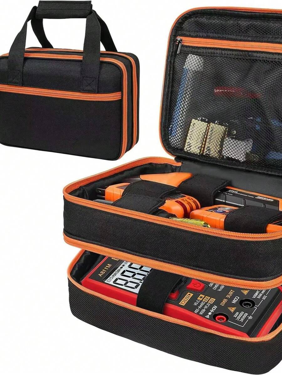 Bolsa Multifuncional de Armazenamento de Ferramentas, Bolsa Organizadora de Ferramentas Portátil para Homens, para Mecânicos, Eletricistas, Carpinteiros, Arquitetos, Encanadores, Eletrônicos/Reparo de Motocicletas, Manutenção de Engenharia