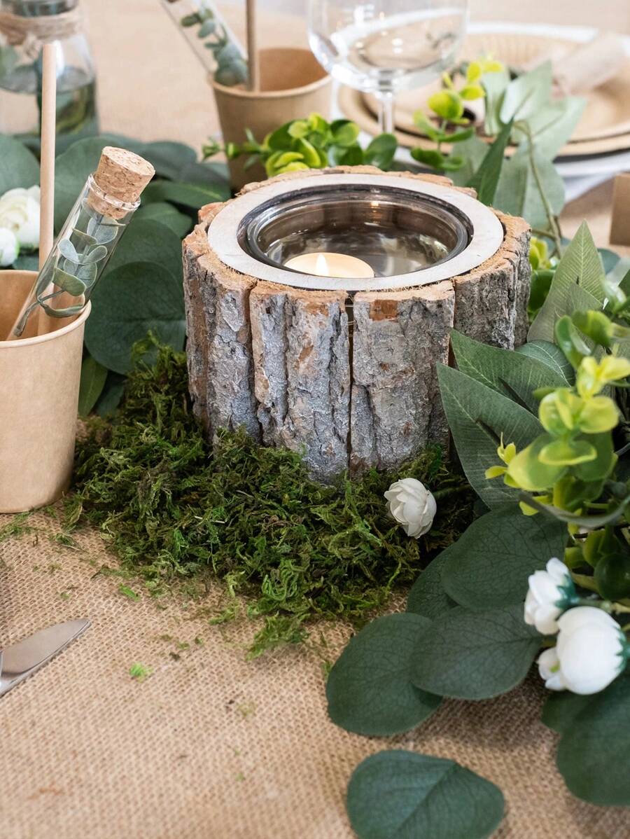 Artificial Moss Fake Moss Fresh Green For Crafts Decorative Centerpieces Fairy Garden Wedding Party Decor Bowl Vase Filler Faux Potted Plants Home Kitchen Garden Decor