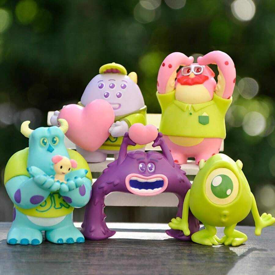 1pc Anime And Cartoon Character Statues Set - Cute PVC Statues, Suitable For Office Desk Decoration, Perfect For Christmas And Birthday Gifts, Festival Decorations | Playful Character Set | Durable Statues