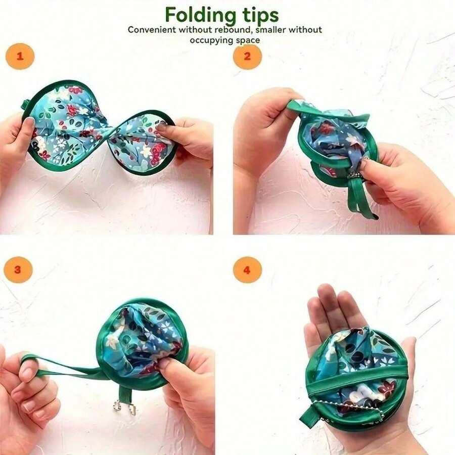 1 pièce Ventilateur pliable portable aux motifs de printemps colorés - Conception durable, compacte et maniable. Modèle aléatoire, convient pour un usage quotidien, les activités en extérieur et comme accessoire mode