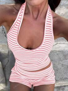 Pink and White Stripes