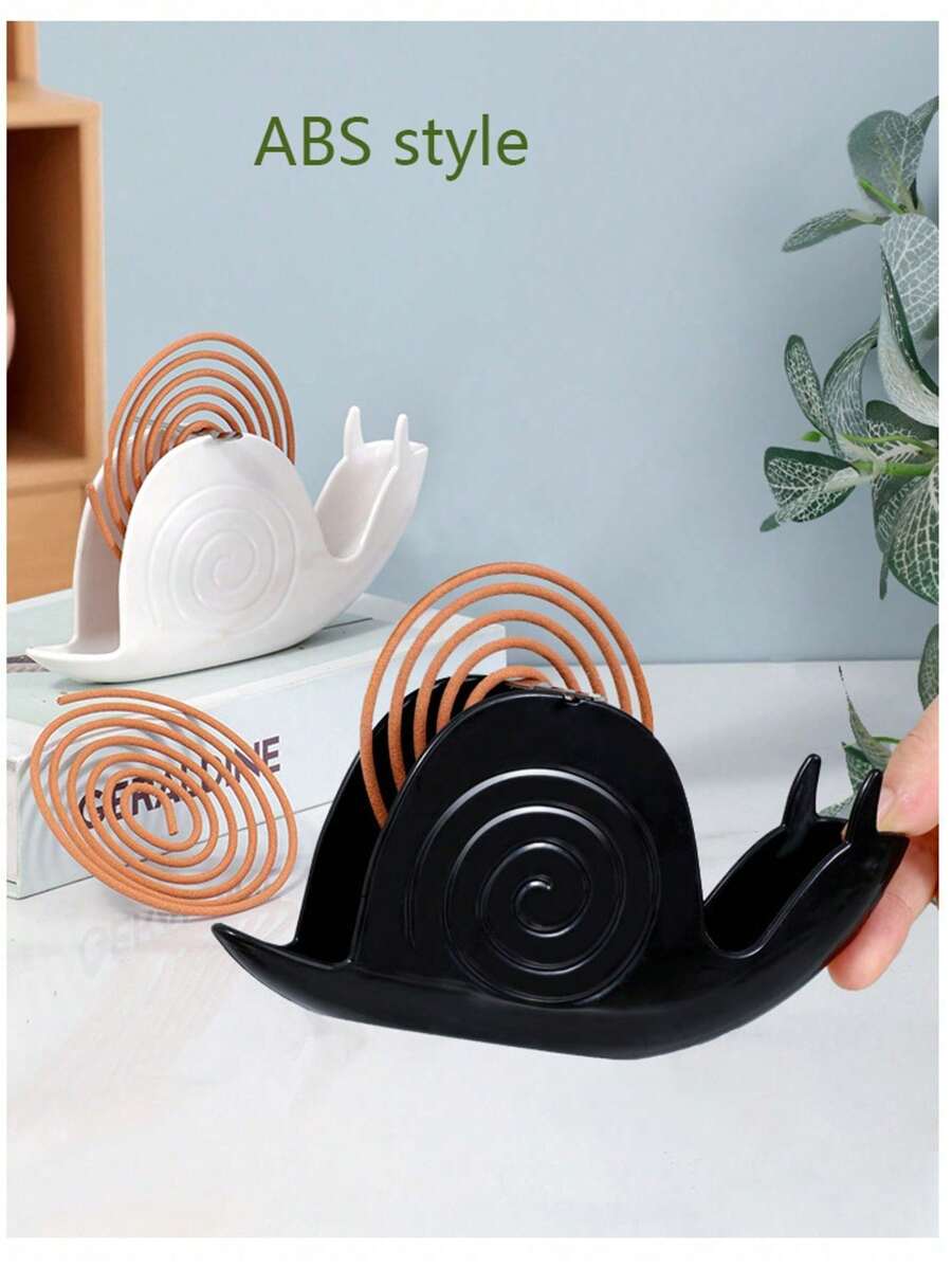 1pc.European Creative Mosquito-Repellent Vertical Hanging Display Iron Art Metal Home Mosquito-Repellent Box, All Iron Tripod Plastic Tripod Snail Mosquito-Repellent Rack Incense Tray With Mosquito-Repellent Ash Storage Rack