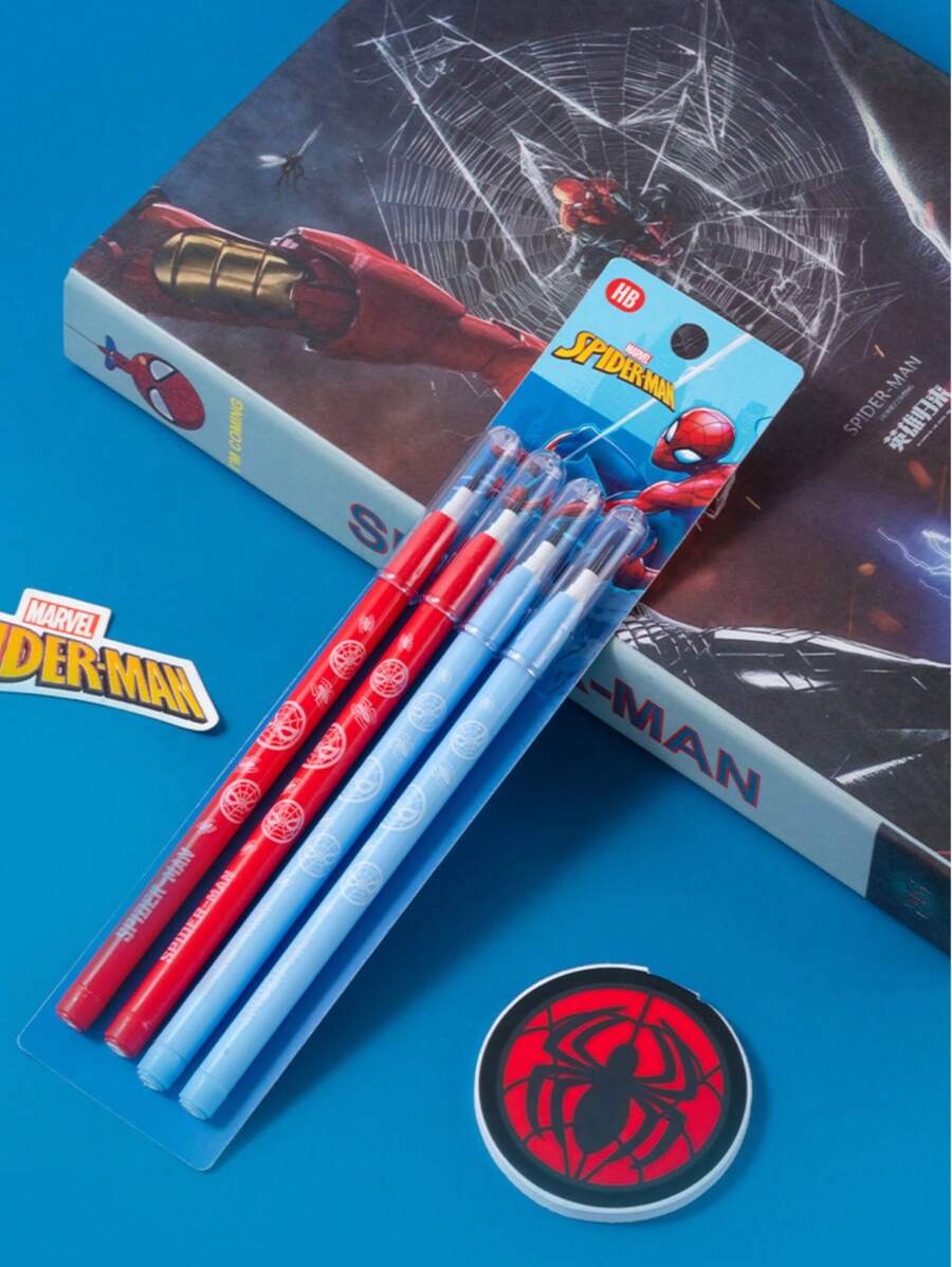 Disney 4pcs Disney Non-Sharpening HB Pencils, Elementary Student Exam Special Pencil, Children's Art And Stationery