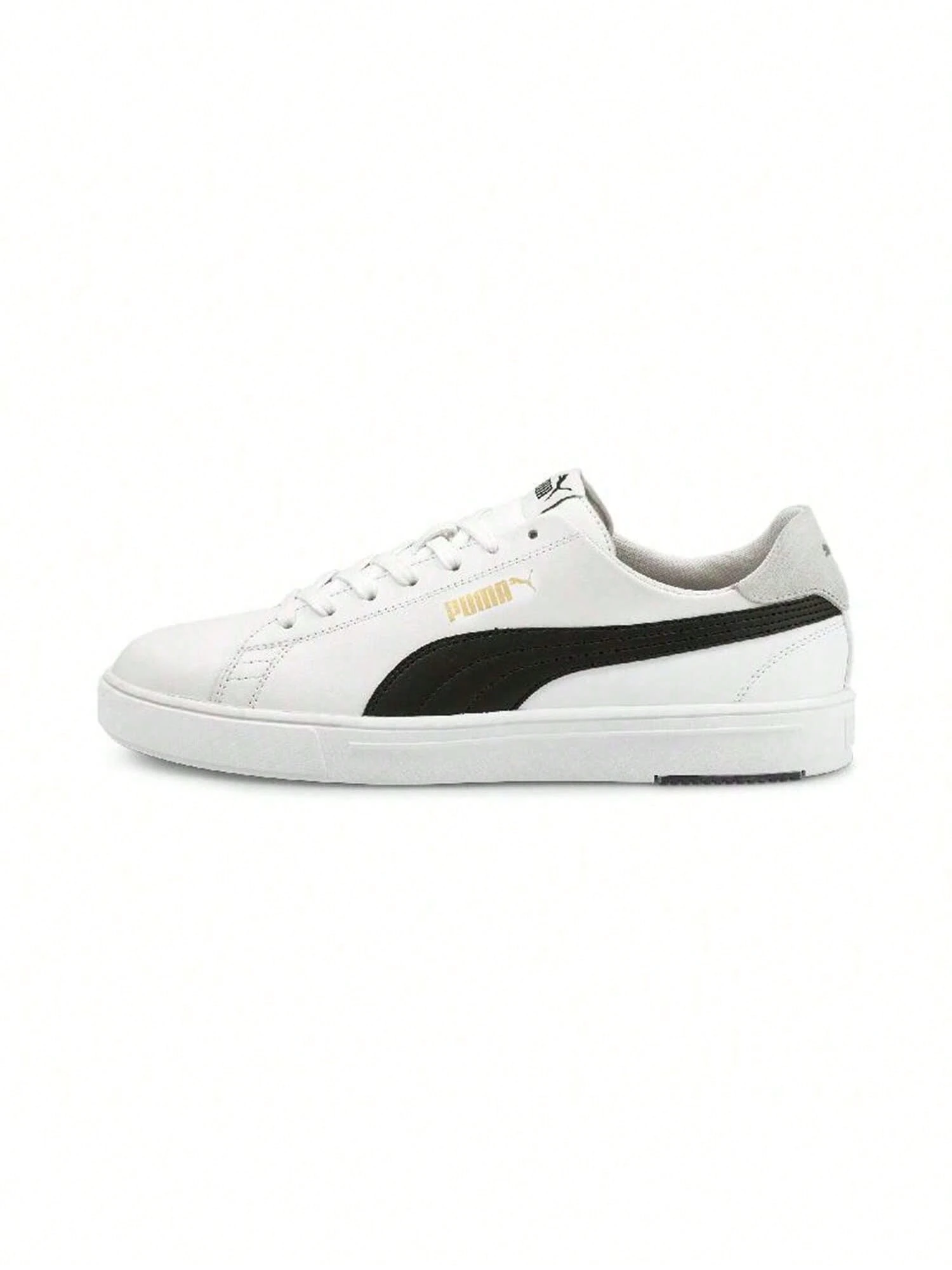 White-black-gold