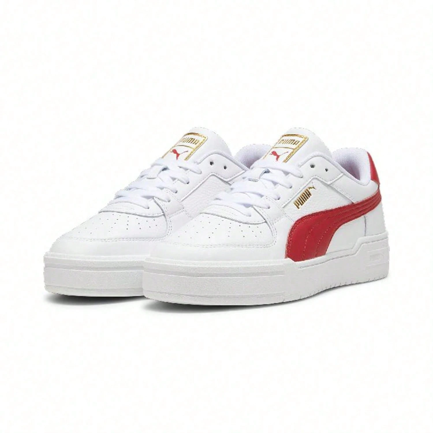 White-red-gold