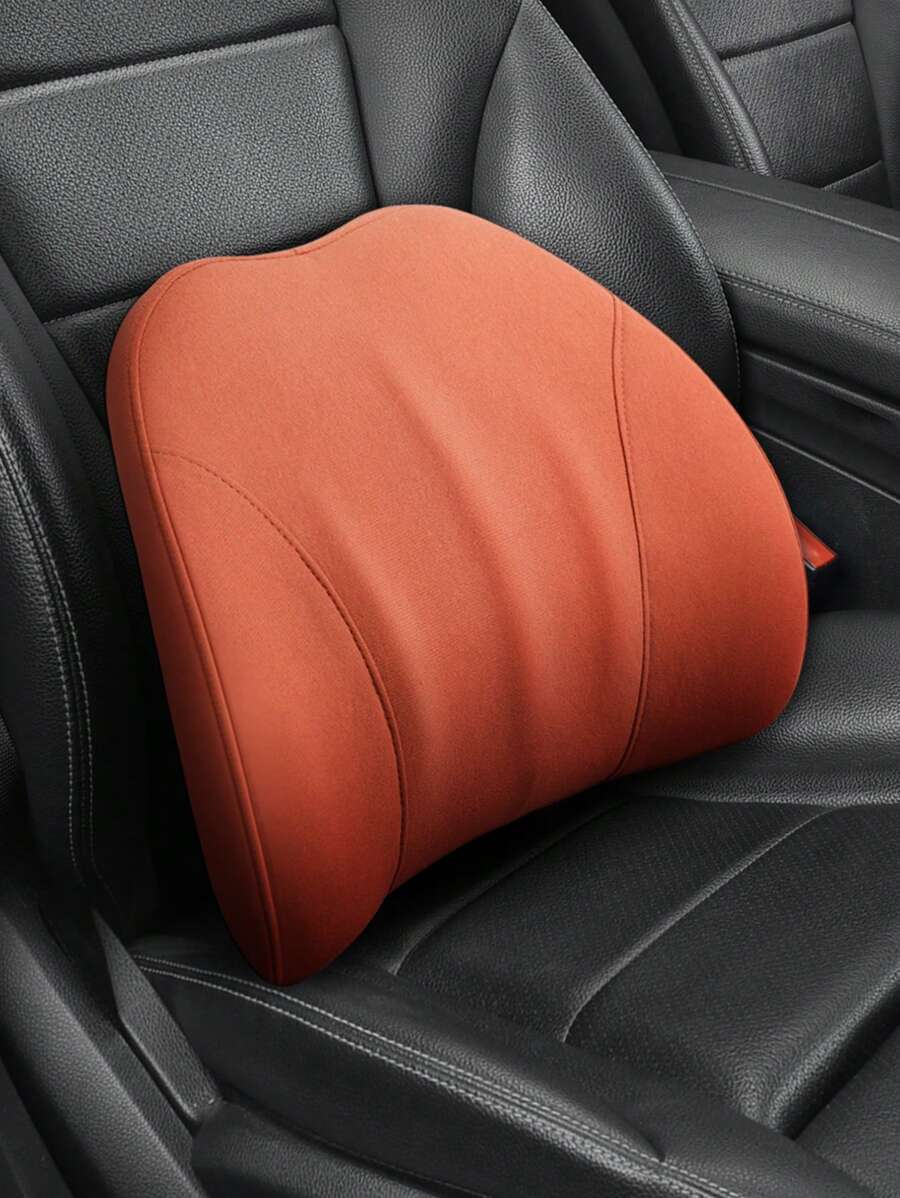 Lumbar Support Pillow For Car And Office Chair, Back Support Pillow For Car Seat, Memory Foam Cushion For Low Back Support