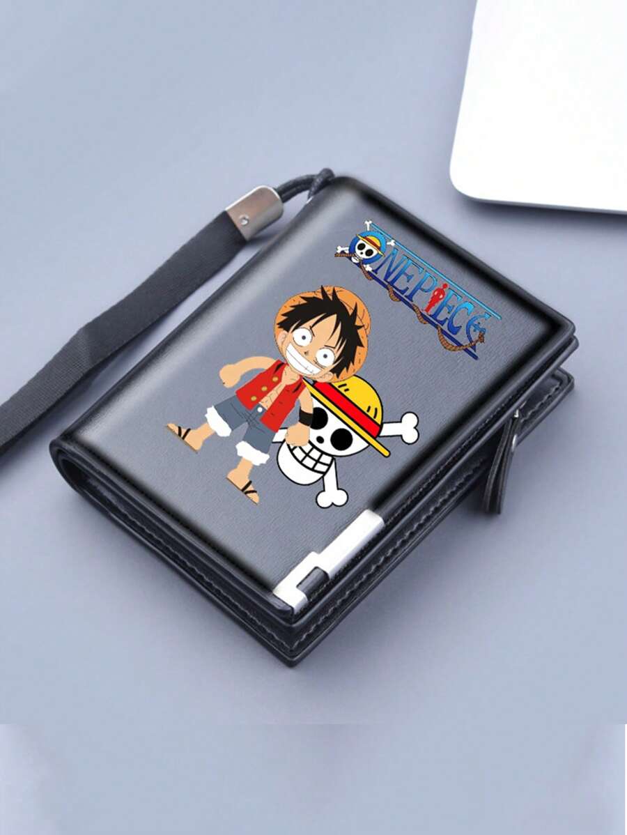 ONE PIECE One Piece Nick Men's Short Wallet Men's Zipper Wallet Men's Large-Capacity 30% Off Wallet Men's Card Bag For Men Mini Wallet Purse Wallet Wristlet Wallet Coin Wallet