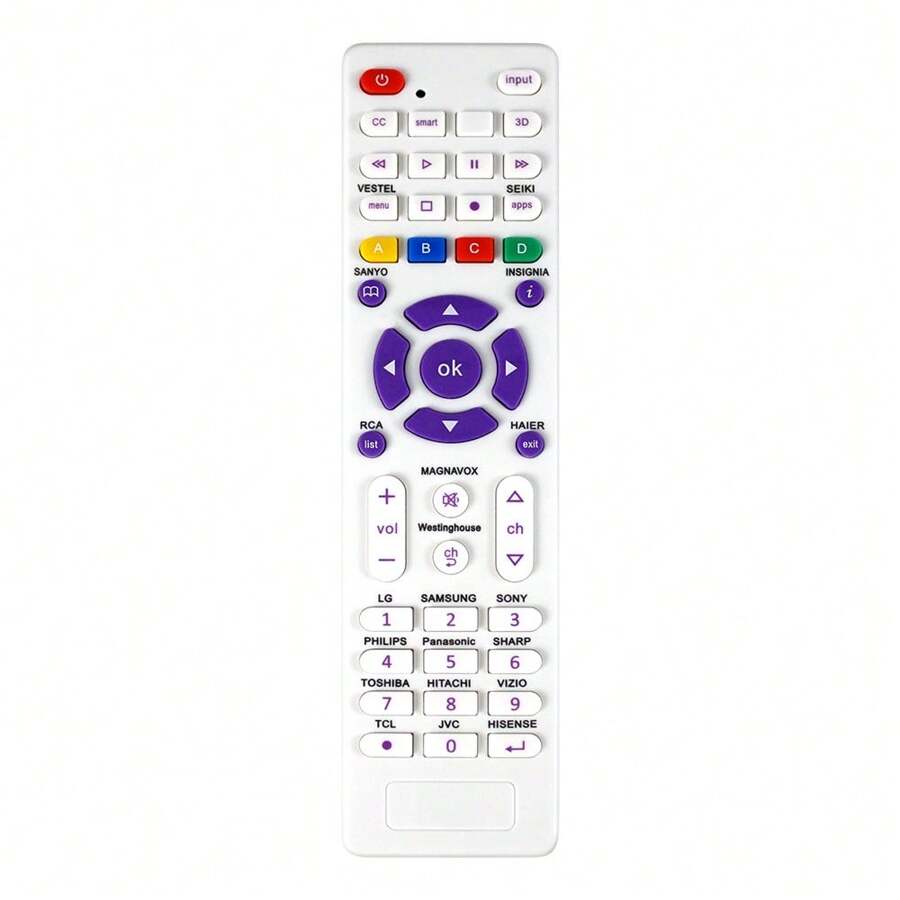 RC-G007 Infrared Universal Remote Control Is Suitable For Multiple TV Models Of 19 Brands Such As L&G,SAM&SUNG, SO/NY, JV/C