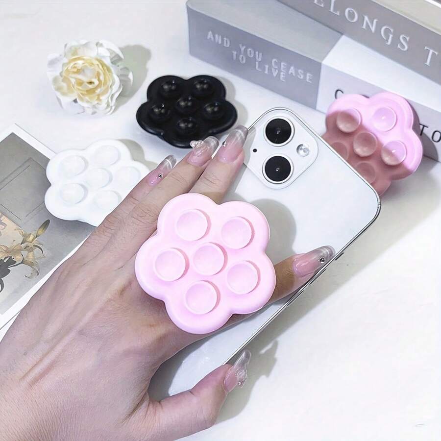 1pc INS Style Silicone Phone & Tablet Stand, Convenient Universal Mount For Multiple Scenes Back To School