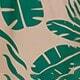 Fondo gris con flores verdes
