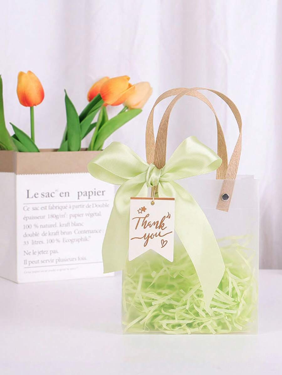 Exquisite Transparent Gift Bag, Beauty Salon Souvenir Gift Bag
