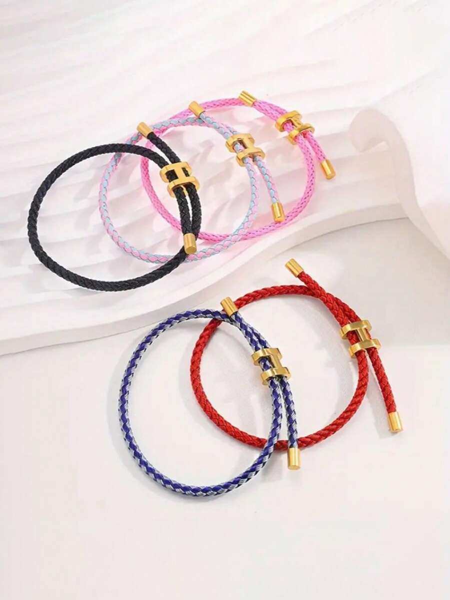 1 Stück Edelstahl herausziehbares Armband, einfach und modisch als täglicher Tragegeschenk, geeignet für Männer und Frauen