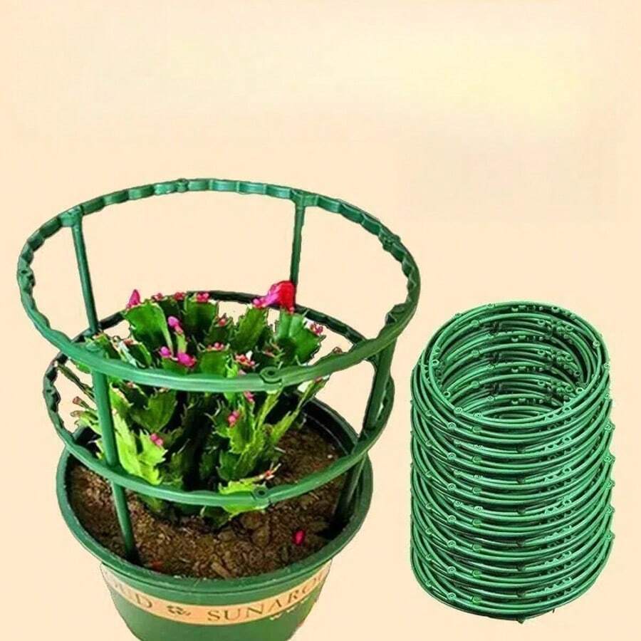 4/12/24/40 petits supports de plantes, arcs en demi-rond en plastique, supports de plantes vertes de fleur grasse convenant pour les plantes en pot, supports de fleurs et de tomates de jardin