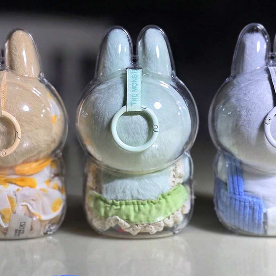 Second Generation Sit-Down Party Transparent Protective Cover For Dolls Nesting Doll Clothing Styling