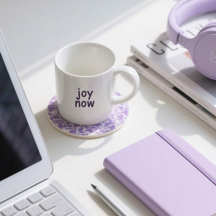 This Ceramic Mug Features An INS-Style Design With A Creamy Texture And English Sentences On It. It Can Be Used To Hold Milk, Coffee, Tea, And Other Beverages. It Is Particularly Suitable For Multiple Scenarios Like At Home And In The Office, And Can Be Used Both In Summer And Winter. Back To School
