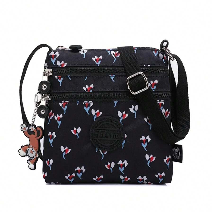 Borsa a tracolla leggera e impermeabile in nylon di alta qualità, casual e versatile, borsa in tela alla moda