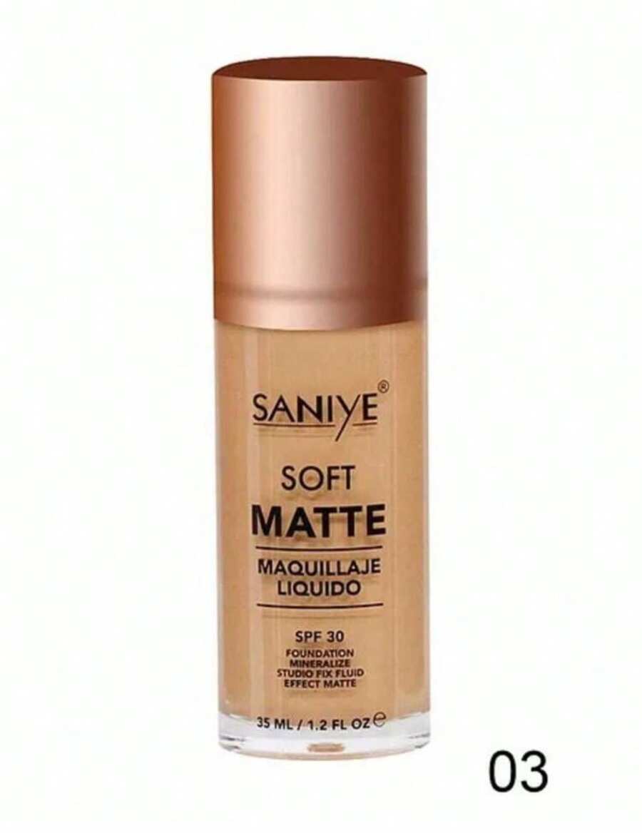 Base de Maquillaje de Larga Duración – Cobertura Media a Alta con Acabado Natural y Mate, Fórmula Resistente al Sudor y la Humedad, No Transfiere y Minimiza Poros e Imperfecciones – Textura Ligera y Cómoda para Todo Tipo de Piel, Ideal para Uso Diario o Profesional – Disponible en Tonos Versátiles para un Match Perfecto – Con Ingredientes Hidratantes que Cuidadan la Piel Mientras Unifican el Tono – Aplicación Uniforme con Brocha, Esponja o Dedos – Look Impecable por Hasta 24 Horas